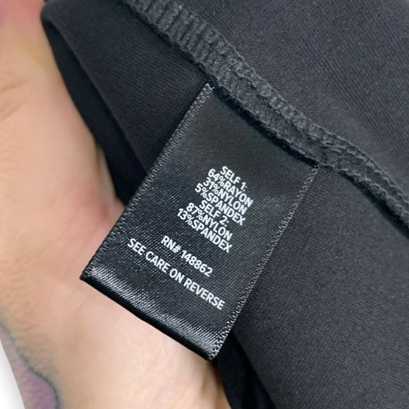 NWT Torrid Lace Bodycon Ponte Sweetheart Long Sleeve Dress Size 5 - Picture 5 of 11